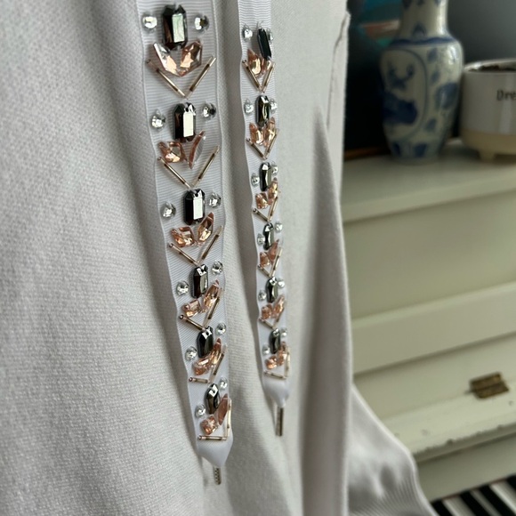 For The Republic White Hoodie Medium - Picture 4 of 15